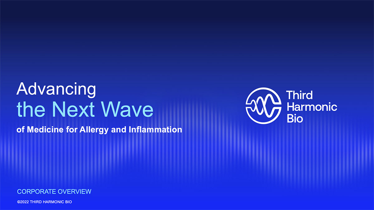 Advancing the Next Wave of Medicine for Allergy and Inflammation